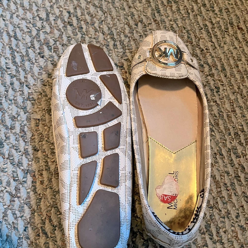 Cream colored Michael Kors flats